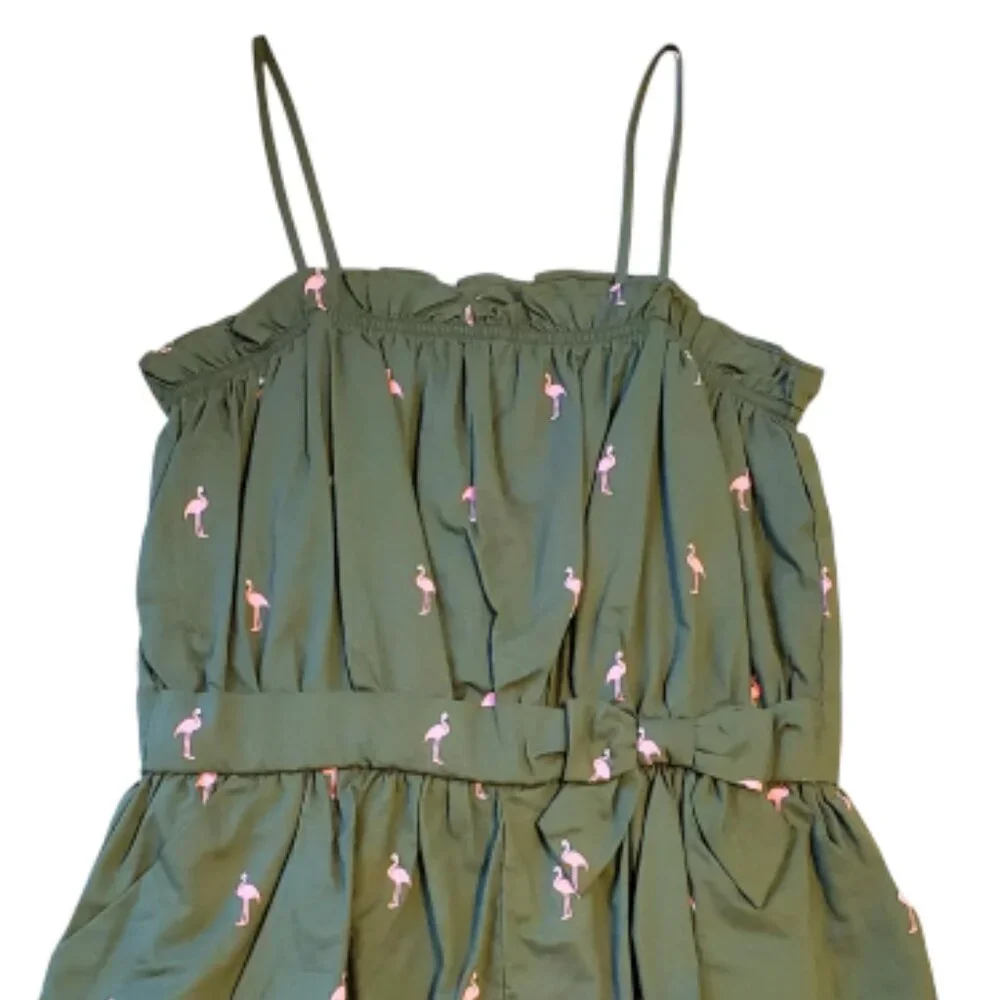 Janie and Jack Flamingo Romper - Size 8